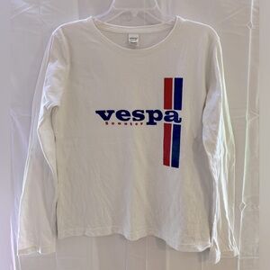 Vintage Vespa Scooters long sleeve shirt